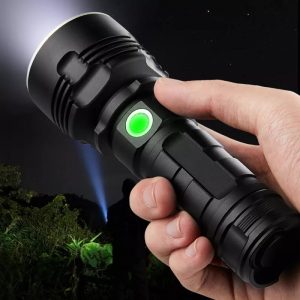 XANES XHP50 L2 3Modes 1500Lumens Super Bright Flashlight LED Flashlight Suit USB Rechargeable with Flashlight 26650 Flashlight Flashlight Led Flashlight 18650 Flashlight Torch