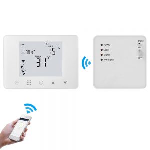 MoesHouse WiFi Smart LCD 5A Wall-Hung Gas Boiler Water Electric Underfloor Heating Temperature Controller Digital Weekly Programmable Thermostat Wall Mounted Work with Alexa Google Home