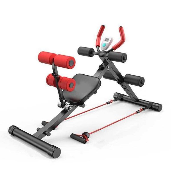 Multifunction 4 Levers Adjustable Bench Sit Up Abdominal Trainer Exercise Bench Home Gym Fitness