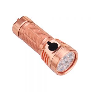 Astrolux MF01 Mini Limited Version Copper Brass 7* SST20 5500LM Type-C Rechargeable Campact EDC Flashlight 26650 21700 18650