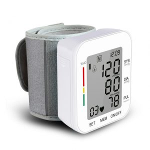 Digital Blood Pressure Monitor Pulse Heart Beat Rate Meter Sphygmomanometer + Finger-Clamp Pulse Oximeter Blood Oxygen Saturation Monitor