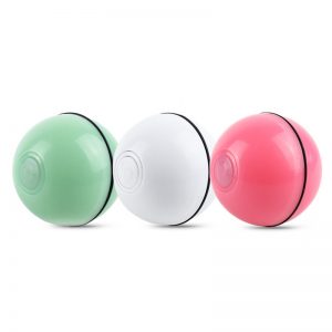 Smart Interactive Pet Toys LED Luminous Ball USB Charging Smart Cat Toy Automatic 360 Degree Self Rolling Balls