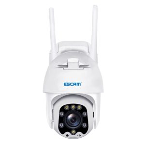 ESCAM QF288 1080P Pan/Tilt 8X Zoom AI Humanoid detection Cloud Storage Waterproof WiFi IP Camera with Two Way Audio EU Plug