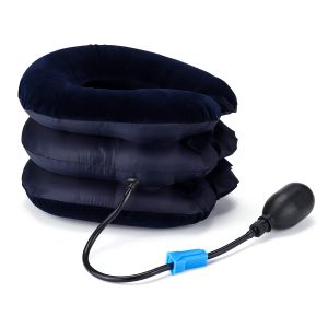 Air Inflatable Pillow Cervical Neck Head Traction Support Brace Pain Relief Device
