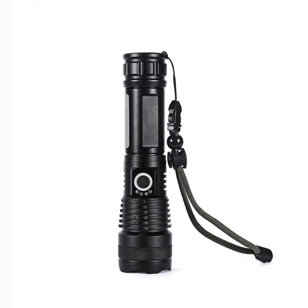 XANES® X80 XHP50 1500lm Focus Adjustable LED Flashlight Kit USB Rechargeable 15W Powerful Mini Torch With 26650 Battery USB Cable