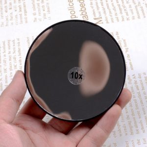 8.8cm Ten Times Magnification Makeup Mirror with Suction Cup