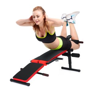 Adjustable Folding Sit Up Bench Abdominal Muscle Exercise Machine Dumbbell Stool Bodybuilding Trainer Fitness Equipment