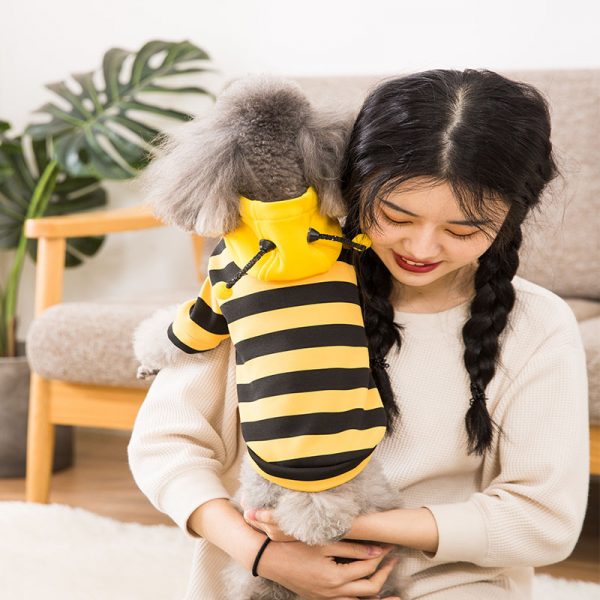 Pet Dog Clothes Little Bee Costume