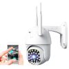 4X Zoom 23LED 2.0MP 1080P HD Wifi IP Security Camera Outdoor Light & Sound Alarm Night Vision Waterproof