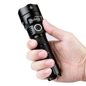 Sofirn New C8F 21700 Version 3x XPL 3500LM Triple Reflector Powerful C8 Flashlight Super Bright Torch with 4 Groups Ramping