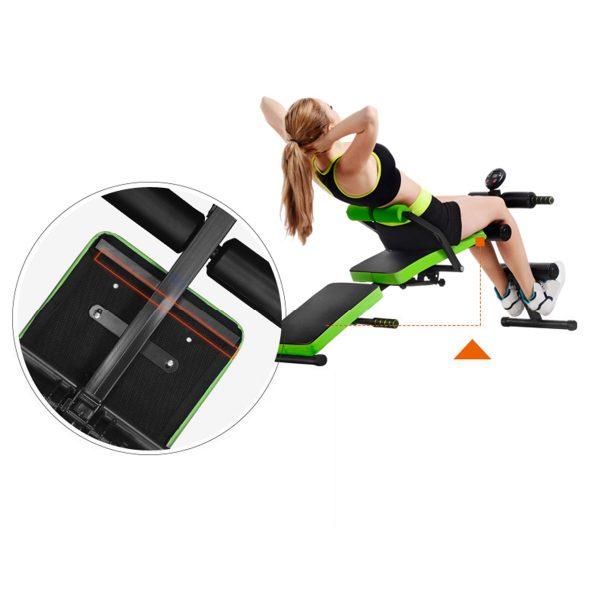 Adjustable Folding Sit Up Bench Abdominal Muscle Exercise Machine Dumbbell Stool Bodybuilding Trainer Fitness Equipment