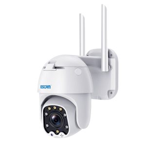ESCAM QF288 1080P Pan/Tilt 8X Zoom AI Humanoid detection Cloud Storage Waterproof WiFi IP Camera with Two Way Audio EU Plug