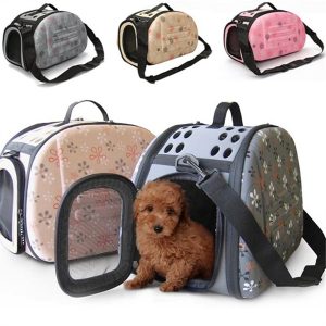 Portable Small Pet Dog Cat Sided Carrier Travel Tote Shoulder Bag Cage House