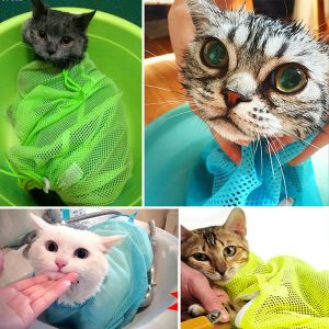 Pet Cat Multi-function Grooming Bags Nail Cutting Bath Protect Bags Pick Ear Blowing Hair Beauty Bag