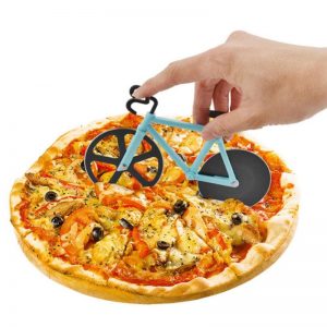 Pizza Cutter Stainless Steel Bike Pattern Pizza Cutting Knife Non-stick Pizza Cake Hob Cutter kitchen Baking Tools Accessories