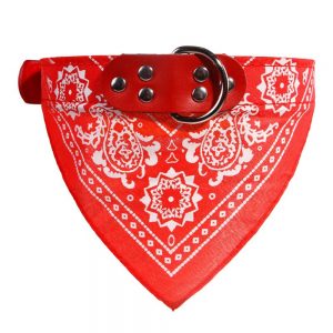 Fashion Leather Collars Soft and Comfortable Small Dog Cat Collar Necks Scarf
