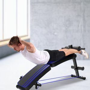 Foldable Sit Up Bench Ab Crunch Exercise Board Decline Fitness Workout Gym Home Dumbbell Bench