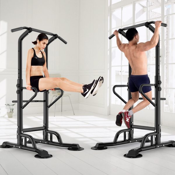 MIKING 4001D Multifunction Power Tower Adjustable Single Paraller Bar Horizontal Bar Pull-ups Dip Stands Gym Strength Training Fitness Equipment