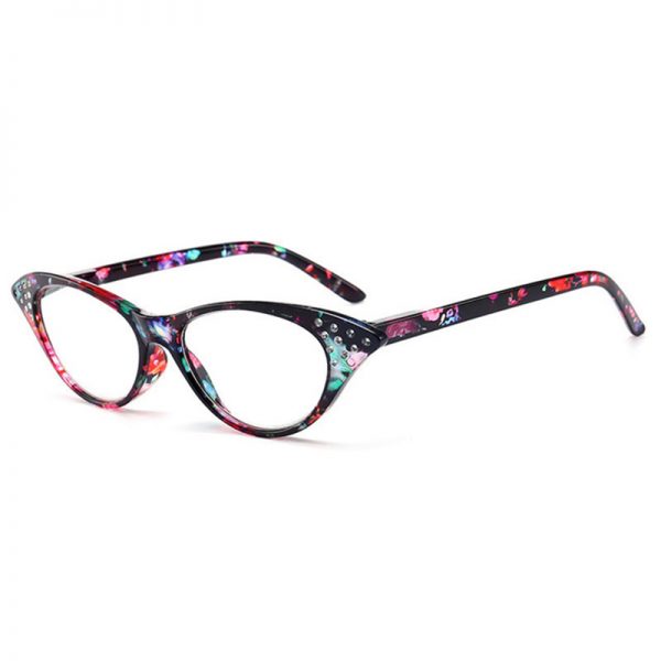 Resin Hyperopia Cat Eye Reading Glasses Fashion Full Frame Reading Eyeglasses Eyewear