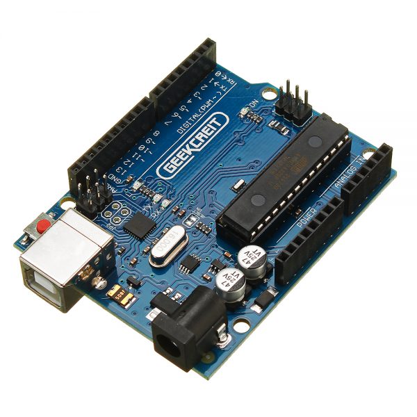 Geekcreit UNO R3 ATmega16U2 AVR Development Module Board Without USB Cable Geekcreit for Arduino - products that work with official Arduino boards