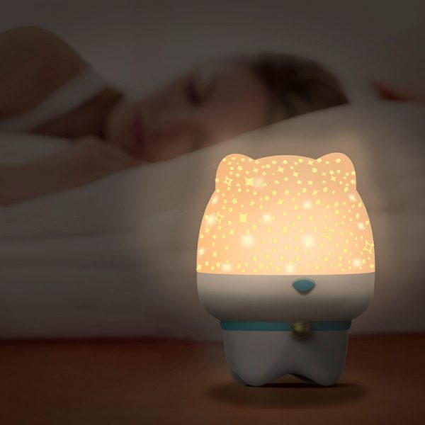 Sky Snail Creative Cute Pet Starry Sky Projection Rotating Night Light To Send Lovers Children Bluetooth Audio Gifts