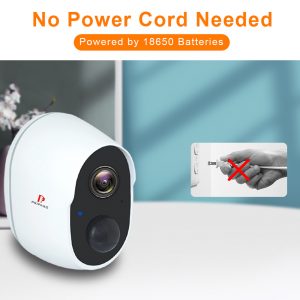 Pripaso 1080P Wireless Battery Powered IP CCTV Camera Outdoor Indoor Home Waterproof Security Rechargeable Wifi Battery Camera