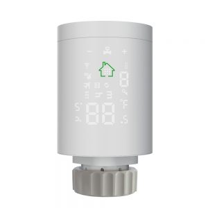 Moeshouse Tuya ZigBee3.0 Smart Radiator Actuator Programmable Thermostatic Radiator Valve Temperature Controller Voice Control via Alexa
