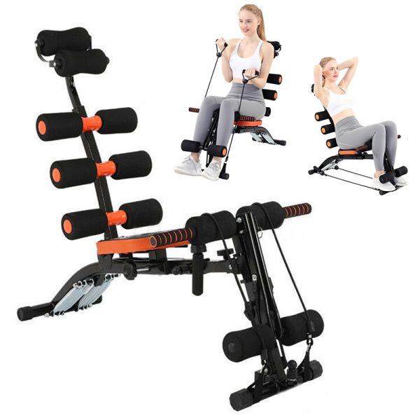 Fitness Sit Up Benches Abdominal Muscle Exercise Machine Pull Rope Workout Outdoor Gym Home