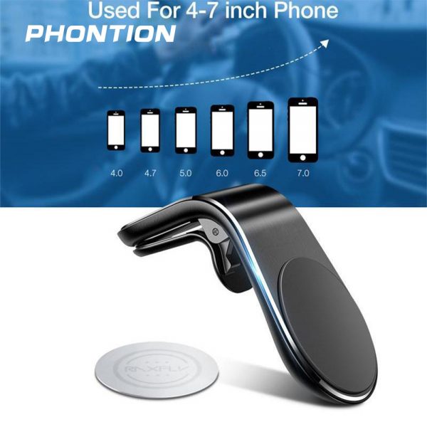 Phone Holder In Car Support Metal Magnetic Phone Air Vent Magnet Stand Mount Stand for Tablets Smartphones Suporte Telefone