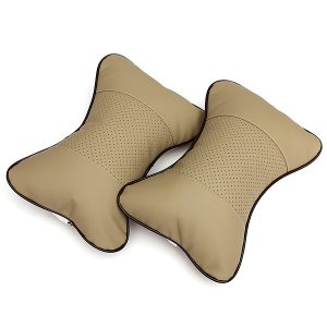 2PCS Breathe Car Auto Seat Head Neck Rest Cushion Head Rest Pillow Pad