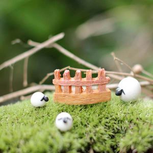 Mini Resin Fence Garden Micro Landscape DIY Decorations