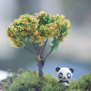 Mini Resin Trees Micro Landscape Decor Garden DIY Decoration