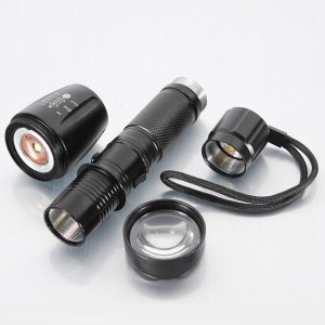 MECO T6 5 Modes 2000LM Zoomable LED Flashlight 18650/AAA