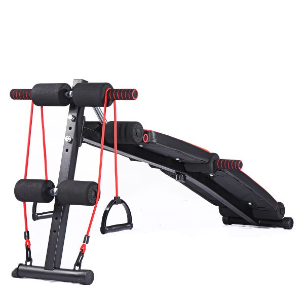 Adjustable Sit up Bench Abdominal Exercise Backrest Fitness Home Gym Workout Max Load 300kg