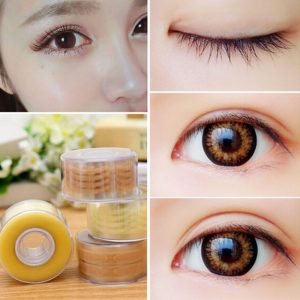 600pcs S/L Makeup Clear Beige Eyelid Stripe Big Eyes Decoration Invisible Strong Adhesive Eyelid Sticker Double Fold Eyelid Tape