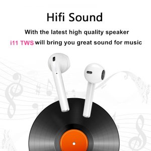 Wireless Earphone Bluetooth Headset I11 Tws 5.0 Touch Binaural Sports Earbug for IOS Smart Android Phone