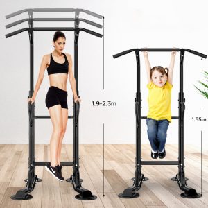 MIKING 4001D Multifunction Power Tower Adjustable Single Paraller Bar Horizontal Bar Pull-ups Dip Stands Gym Strength Training Fitness Equipment