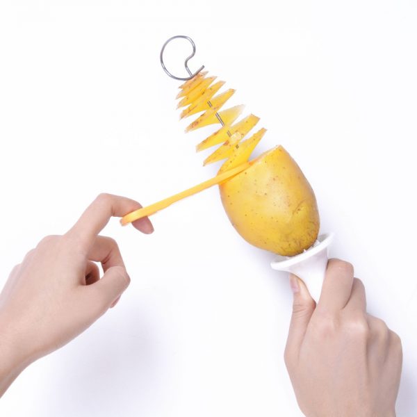 Potato Spiral Cutter Slicer Spiral Potato Chips PRESTO 4spits Potato Tower Making Twist Shredder Cooking Tools