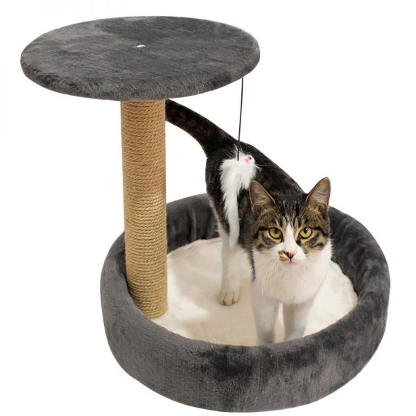 Detachable Cat Climbing Frame Sisal Material Cat Scratching Post Board Small Cat Jumping Platform Pet Bed