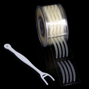 600pcs S/L Makeup Clear Beige Eyelid Stripe Big Eyes Decoration Invisible Strong Adhesive Eyelid Sticker Double Fold Eyelid Tape