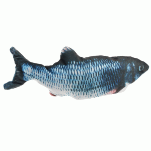 USB Charging Electronic Plush Cat Toys Imulation Fish Jumping Fish for Pet Interaction