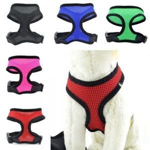 Pet Products Soft Mesh Padded Dog Harness Pet Puppy Vest Dog Cat Chihuahua Collar Belt Harness Adjustable Safety