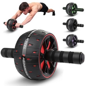Silent Abdominal Wheel Roller AB Muscle Trainer Gym Home Exercise Body Muscle Building Fitness Equipment