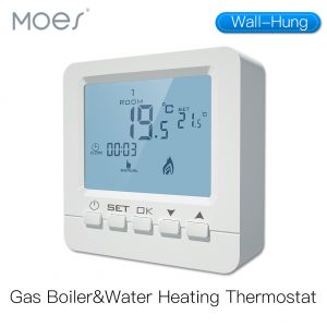 MoesHouse BHT-002-BW 110V-220V Wall Hung Temperature Controller Thermostat