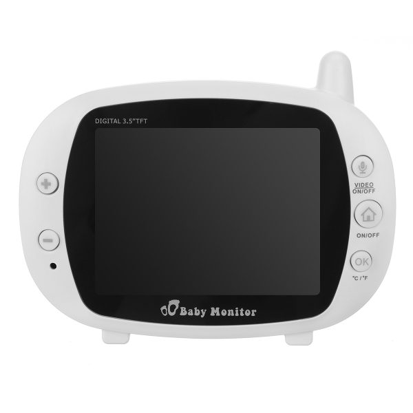 3.5 inch Baby Monitor 2.4GHz Video LCD Digital Camera Night Vision Temperature Monitoring Monitors