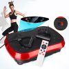 110V 200W Fitness Vibration Machine Slim Exercise Platform Remote Body Massager Trainer Equipment Gym Home