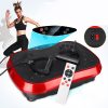 110V 200W Fitness Vibration Machine Slim Exercise Platform Remote Body Massager Trainer Equipment Gym Home