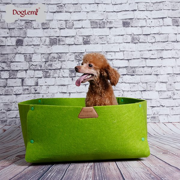 Doglemi Pet Bed Natural Rural Style Pet Cat and Dog Bed 3 Colors Mat for Kitten Puppy