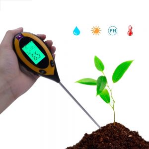 LG-GT1 Digital 4 in 1 Soil Tester Monitor Soil Moisture Temperature PH Value Sunlight