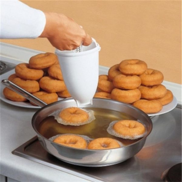 Plastic Doughnut Maker Machine Mold DIY Tool Kitchen Pastry Making Bake Ware Making Bake Ware Kitchen Accessories Dropshipping